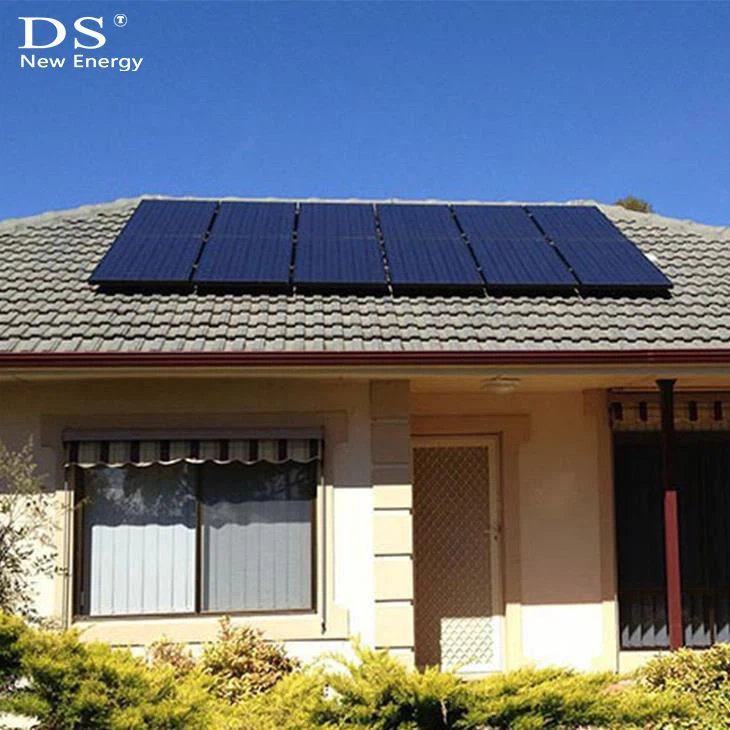Ħażna 1kw 2kw 3kw Solar Panel System Bil-batterija tal-jone tal-litju